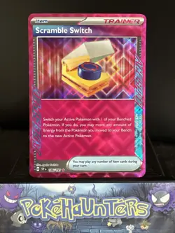 Pokemon Card Scramble Switch 186/191 Surging Sparks Ace Spec Illustration NM - Image 1