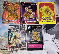 Pokemon Kadabra Peru Exclusive Non TCG Card Bundle - Image 1