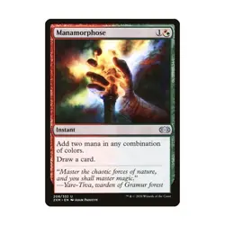 WOTC MtG Double Masters Manamorphose (U) (Foil) NM - Image 1