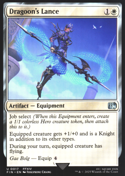 Dragoon's Lance FINAL FANTASY 17 NM MTG Magic - Image 1