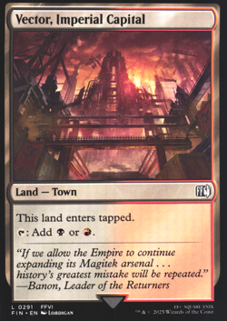 Vector, Imperial Capital FINAL FANTASY 291 NM MTG Magic - Image 1