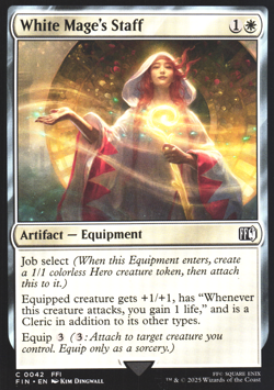 White Mage's Staff FINAL FANTASY 42 NM MTG Magic - Image 1