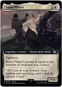 MTG Final Fantasy Snow Villiers Extended Art (Rare) - Image 1