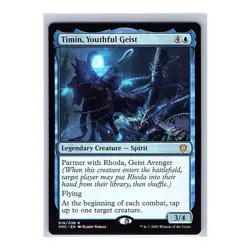 Timin, Youthful Geist #016 Rare Regular MTG 21 Innistrad: CMD Crimson Vow (VOC) - Image 1