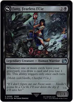 MTG Final Fantasy Fang, Fearless l'Cie Foil (Uncommon) - Image 3