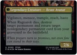 MTG Final Fantasy Fang, Fearless l'Cie Foil (Uncommon) - Image 4