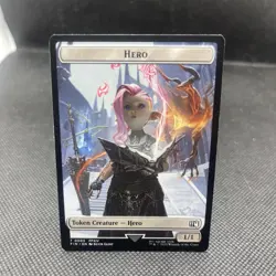 Hero (T0005) Treasure (T0023) Double-Sided Token Final Fantasy Regular MTG - Image 1