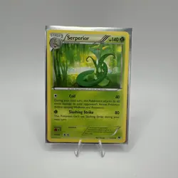 Pokemon TCG Serperior Fates Collide Rare 7/124 Regular Rare LP. - Image 1
