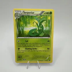 Pokemon TCG Serperior Fates Collide Rare 7/124 Regular Rare LP. - Image 3