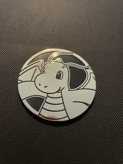 Jumbo Dragonite Flipping Coin Pokemon TCG - Image 1