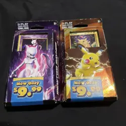 Sealed 2016 Pokemon XY Evolutions Mewtwo Mayhem & Pikachu Power Theme Deck Set - Image 1
