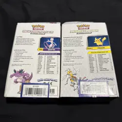 Sealed 2016 Pokemon XY Evolutions Mewtwo Mayhem & Pikachu Power Theme Deck Set - Image 2