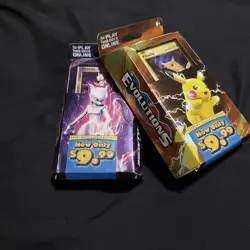 Sealed 2016 Pokemon XY Evolutions Mewtwo Mayhem & Pikachu Power Theme Deck Set - Image 3