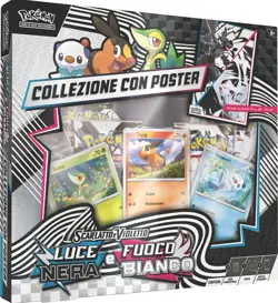 POKEMON FUOCO BIANCO E LUCE NERA COLLEZIONE CON POSTER UNIMA - ITALIANO - Image 1