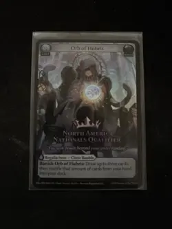 Grand Archive TCG Orb of Hubris P24-046 NA Invite Card Foil - Image 1