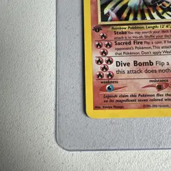 Ho-oh Holo Rare 1st Edition 7/64 Neo Revelation WOTC Vintage Pokemon - Image 2