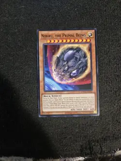 Yugioh Nibiru, the Primal Being SDWD-EN016 Common Unlimited MISPRINT NM - Image 1