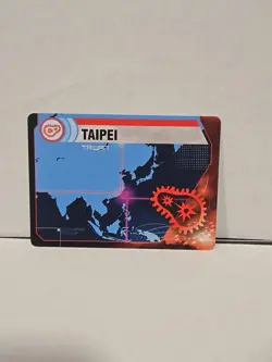 Pandemic Board Game Taipei Taiwan Location Card Replacement - Image 1