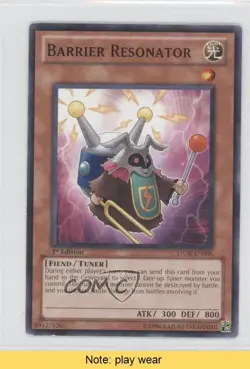 Barrier Resonator 1st Ed. YuGiOh Storm of Ragnarok #STOR-EN006 READ 1e7 - Image 1