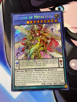 Nekroz of Metaltron BLMM-EN026 SECRET RARE - Near Mint 1st Edition YUGIOH - Image 1