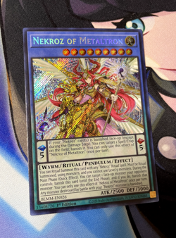 Nekroz of Metaltron BLMM-EN026 SECRET RARE - Near Mint 1st Edition YUGIOH - Image 2
