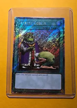 YUGIOH! Upstart Goblin (Platinum Secret Rare) RA03-EN096 1st Ed NM - Image 1