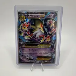 Pokemon TCG Mega-Alakazam-EX Fates Collide Holo Card 26/124 Rare EX - Image 1