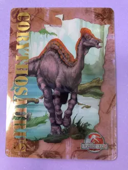 Amazing Corythosaurus Dinosaur Card 2001 Card 11 Jurassic Park III Meiji Japan B - Image 3