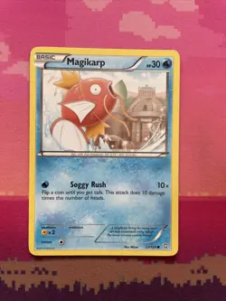 Pokemon Card Magikarp Dragons Exalted Common 23/124 Near Mint - Image 1