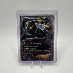 Pokemon Umbreon-EX TCG Fates Collide Holo Card 55/124 Rare EX Mint - Image 1