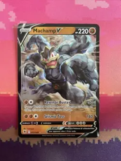 Pokemon Card Machamp V 072/189 Ultra Rare Astral Radiance Near Mint - Image 1