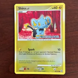 Shinx 98/130 Reverse Holo Burger King Promo Diamond & Pearl Pokemon Card - Image 1