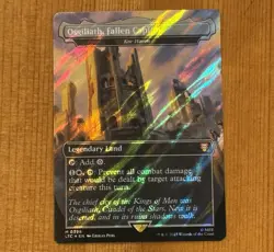 Osgiliath, Fallen Capital, M 0398, LP Surge Foil, MTG LotR Lord Rings LTC Mythic - Image 1
