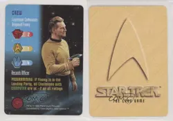 1996 Star Trek - The Card Game Crew Lieutenant Commander Benjamin Finney c7w - Image 3