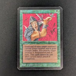 MTG \>> Berserk (NM) <<// Alpha - 341 Trading - Magic - Image 1