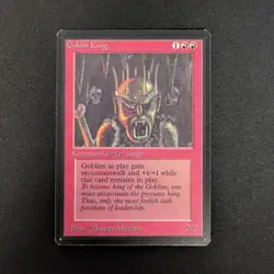 MTG \>> Goblin King (EX) <<// Beta - 341 Trading - Magic - Image 1