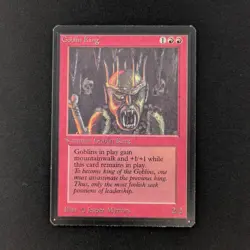 MTG \>> Goblin King (EX) <<// Beta - 341 Trading - Magic - Image 1
