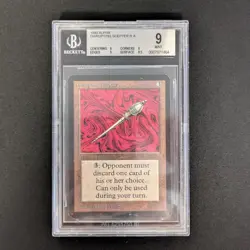 MTG \>> Disrupting Scepter (BGS 9) <<// Alpha - 341 Trading - Magic - Image 1