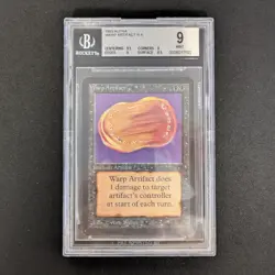 MTG \>> Warp Artifact (BGS 9) <<// Alpha - 341 Trading - Magic - Image 1