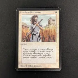MTG \>> Swords to Plowshares (NM) <<// Alpha - 341 Trading - Magic - Image 1