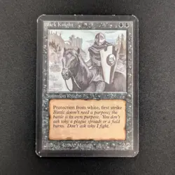 MTG \>> Black Knight (EX) <<// Alpha - 341 Trading - Magic - Image 1