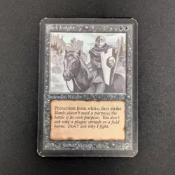 MTG \>> Black Knight (GD) <<// Alpha - 341 Trading - Magic - Image 1