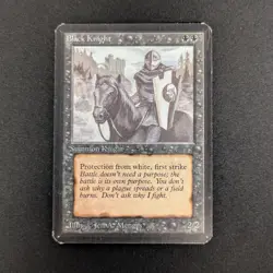 MTG \>> Black Knight (GD) <<// Alpha - 341 Trading - Magic - Image 1