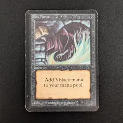 MTG \>> Dark Ritual (PL) <<// Alpha - 341 Trading - Magic - Image 1