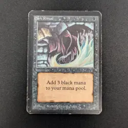 MTG \>> Dark Ritual (PL) <<// Alpha - 341 Trading - Magic - Image 1