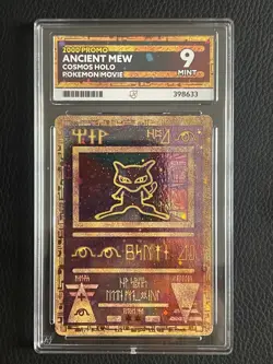 ACE 9 Ancient Mew 2000 Movie Black Star Promo Holo Pokemon Card - Mint - Image 1