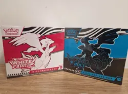 Pokemon TCG Black Bolt and White Flare Elite Trainer Box ETB Bundle. - Image 1