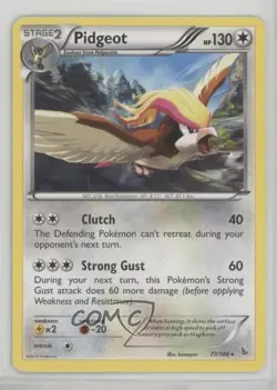 Pidgeot Pokemon XY Flashfire #77 0c41 - Image 1