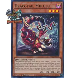 Yugioh! 1x Dracotail Mululu JUSH-EN005 Ultra Rare 1st Ed NM - Image 1