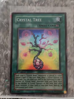 Crystal Tree - DP07-EN020 - Super Rare - 1st Edition - YuGiOh - Image 1